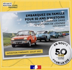 50 ans de Sécurité Routière avec une exposition itinérante