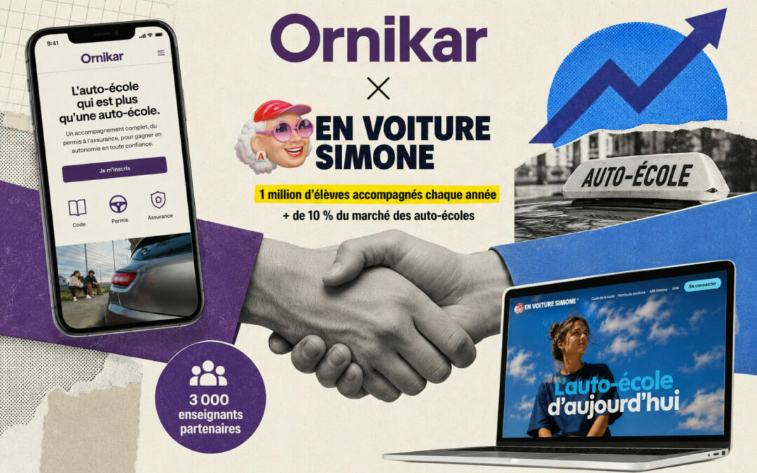 Auto-école en ligne : Ornikar rachète En Voiture Simone